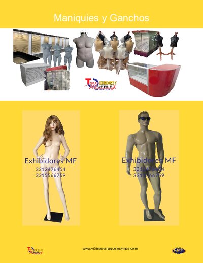 Maniquíes y Ganchos